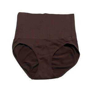 Gently Used | Kathy Ireland Brown Seamless Shapewear Brief Sz 3X